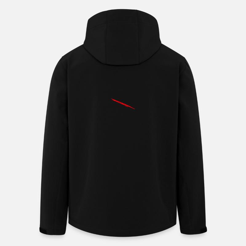 RED LINE - Recycelte Männer Softshell-Jacke von Stanley/Stella - Schwarz