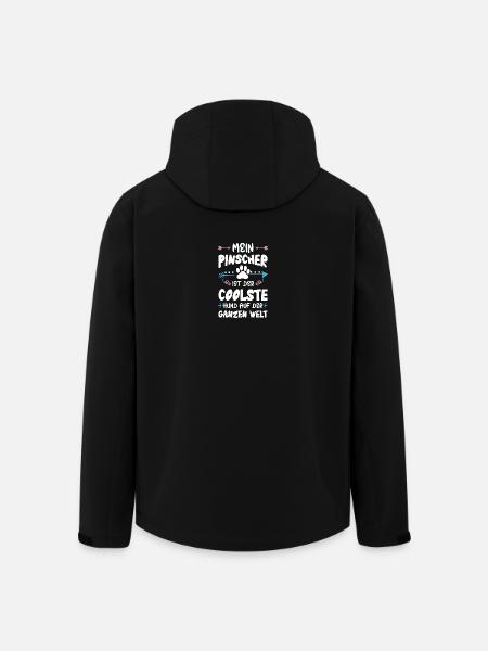 pinscher dog saying - Men’s Recycled Softshell Jacket by Stanley/Stella - black