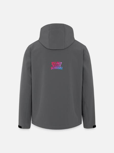 too old for this shit - Men’s Recycled Softshell Jacket by Stanley/Stella - black