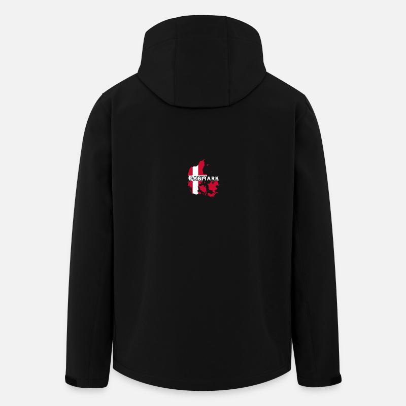 Danmark - Veste softshell homme en polyester recyclé Stanley/Stella - noir