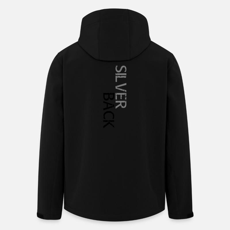 SILVERBACK (versetzt) - Recycelte Männer Softshell-Jacke von Stanley/Stella - Schwarz