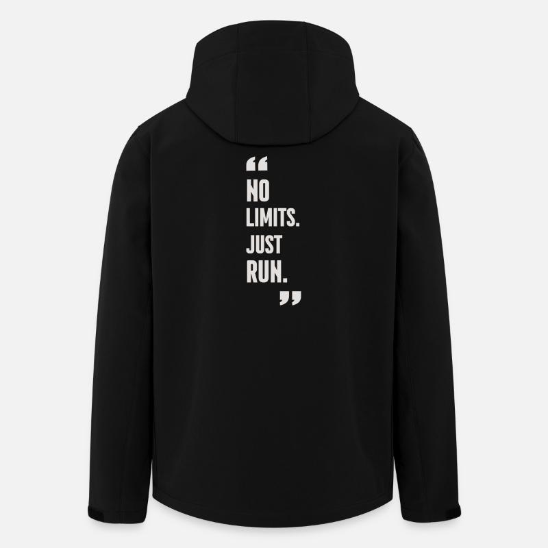 Motivational Running Shirt & Merch - Recycelte Männer Softshell-Jacke von Stanley/Stella - Schwarz