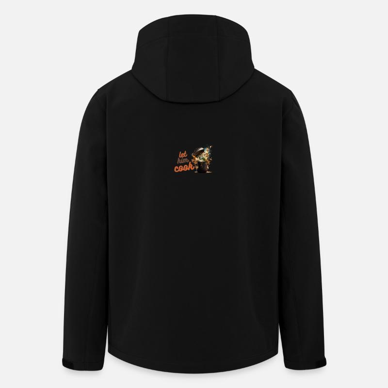 Lassen Sie ihn eine Geschmacksexplosion kochen - Recycelte Männer Softshell-Jacke von Stanley/Stella - Schwarz