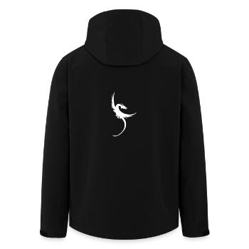 Flying Dragon - Motive - Veste softshell homme en polyester recyclé Stanley/Stella - noir - Dos - AI Model Male 185 light (185cm)
