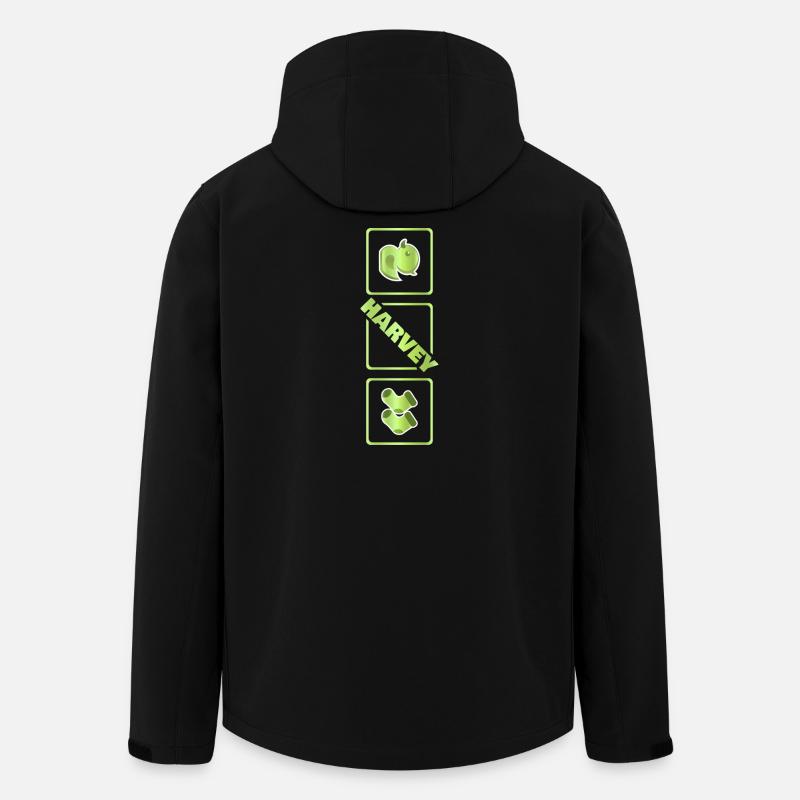 Geschenk für Harvey - Recycelte Männer Softshell-Jacke von Stanley/Stella - Schwarz