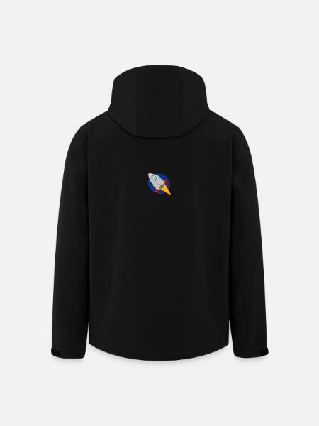 Rocket - Men’s Recycled Softshell Jacket by Stanley/Stella - black