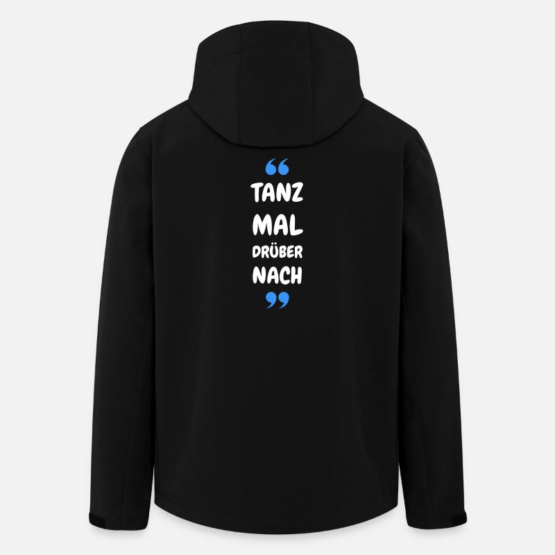 Tanz Mal Drüber Nach - Recycelte Männer Softshell-Jacke von Stanley/Stella - Schwarz