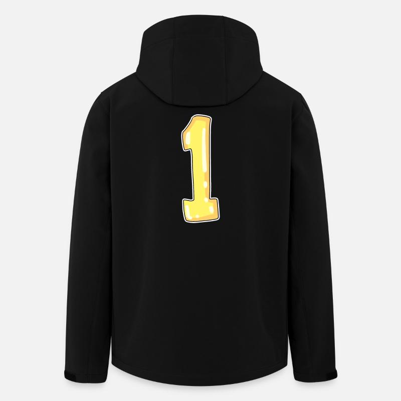 1 yellow - Men’s Recycled Softshell Jacket by Stanley/Stella - black