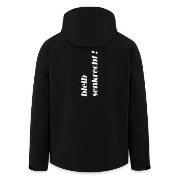 Restez debout ! Déclaration claire, regarde - Veste softshell homme en polyester recyclé Stanley/Stella - noir - Dos - AI Model Male 185 light (185cm)