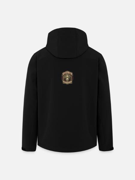Memento Mori Dark Bloom - Veste softshell homme en polyester recyclé Stanley/Stella - noir