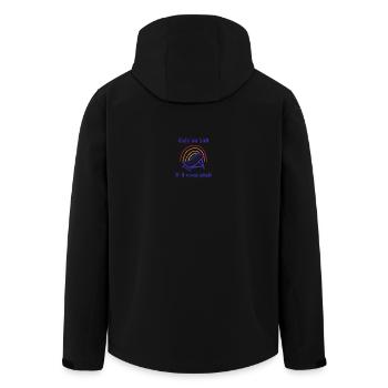 Café s’il vous plaît - Veste softshell homme en polyester recyclé Stanley/Stella - noir - Dos - AI Model Male 185 light (185cm)
