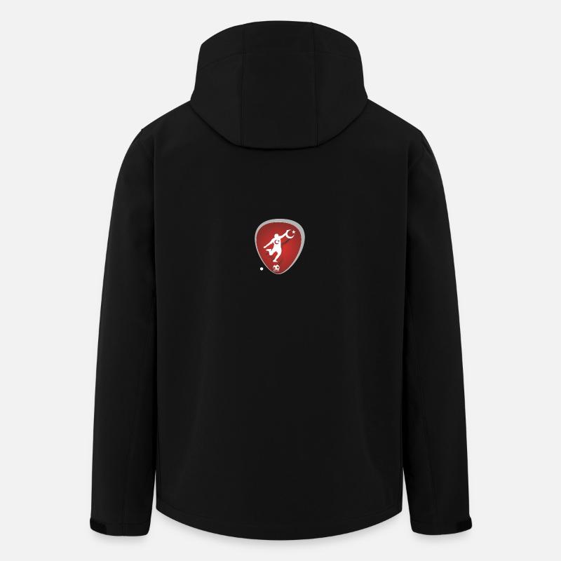 Soccer Turkey - Men’s Recycled Softshell Jacket by Stanley/Stella - black