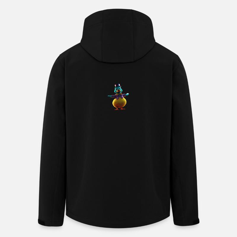 Zauber Ente - Recycelte Männer Softshell-Jacke von Stanley/Stella - Schwarz