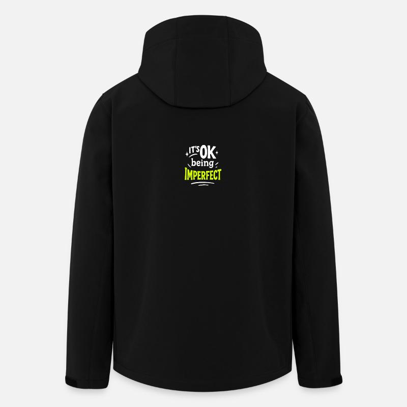 OK its imperfect design - Men’s Recycled Softshell Jacket by Stanley/Stella - black