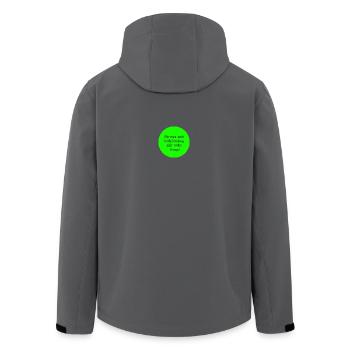 Stress et conduite ,,,(Cercle vert) - Veste softshell homme en polyester recyclé Stanley/Stella - noir - Dos - AI Model Male 185 light (185cm)