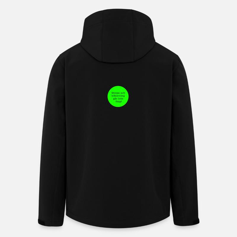Stress et conduite ,,,(Cercle vert) - Veste softshell homme en polyester recyclé Stanley/Stella - noir