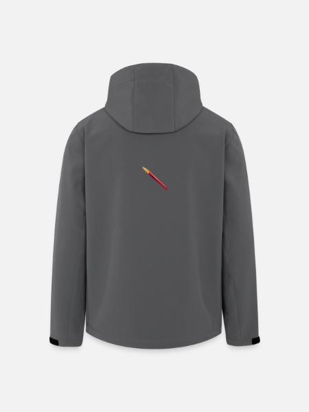 Pencil | pencil | Crayon - Men’s Recycled Softshell Jacket by Stanley/Stella - black