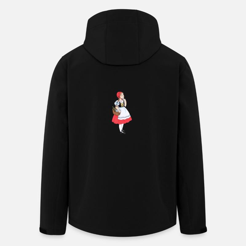 Rotkäppchen - Recycelte Männer Softshell-Jacke von Stanley/Stella - Schwarz