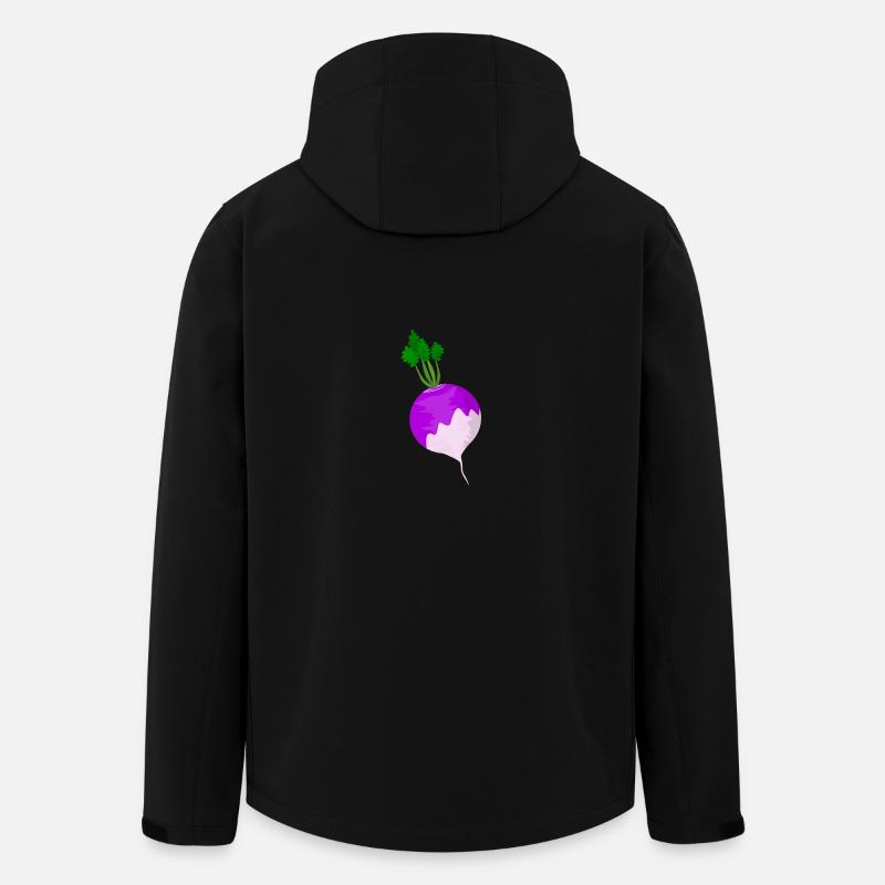 turnip - Men’s Recycled Softshell Jacket by Stanley/Stella - black