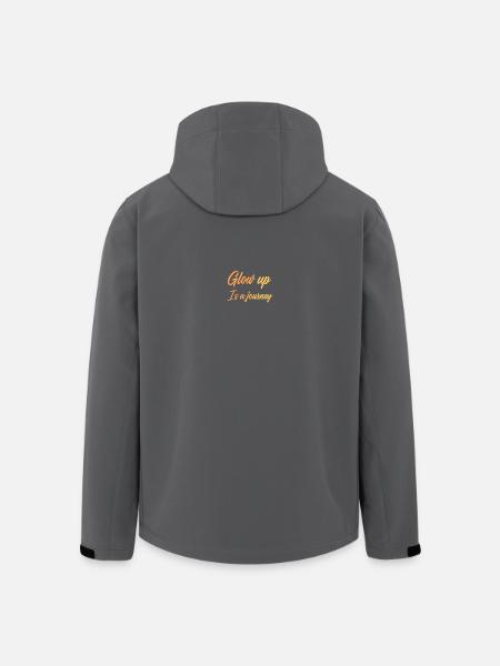 Glow up is a journey - Men’s Recycled Softshell Jacket by Stanley/Stella - black