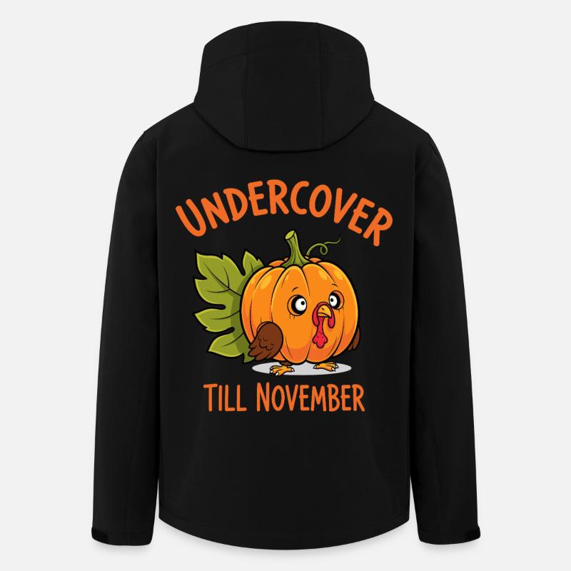 Undercover Turkey - Men’s Recycled Softshell Jacket by Stanley/Stella - black
