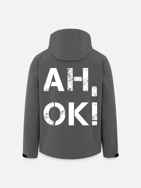 AH OK - Recycelte Männer Softshell-Jacke von Stanley/Stella - Schwarz