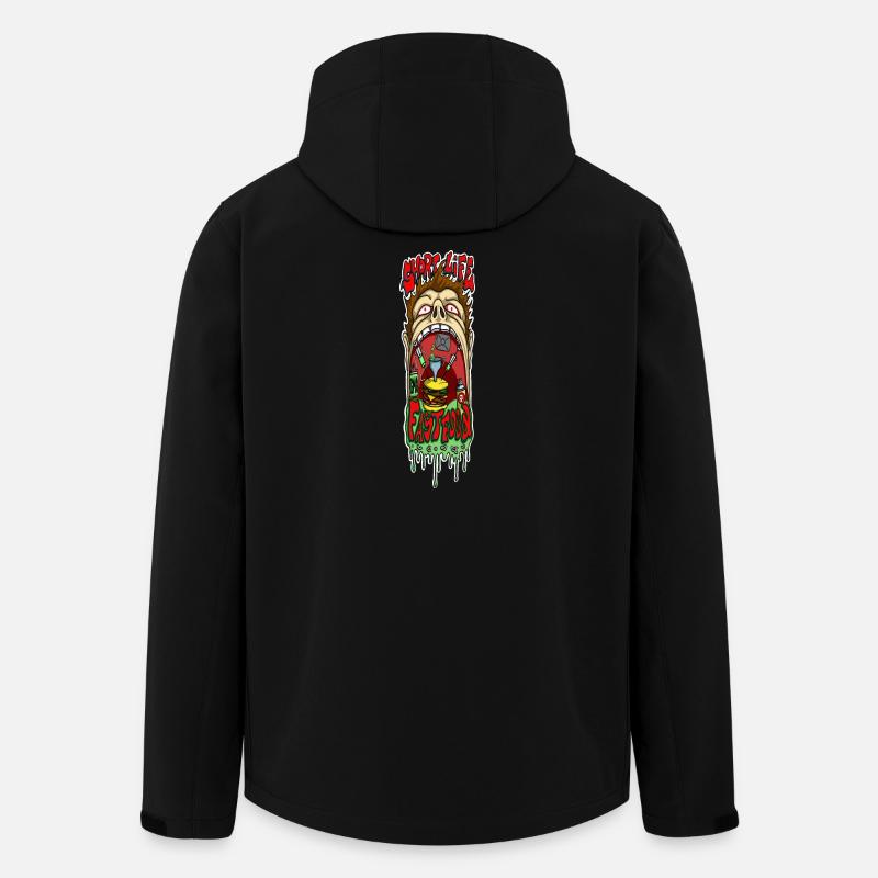 Slff - Recycelte Männer Softshell-Jacke von Stanley/Stella - Schwarz