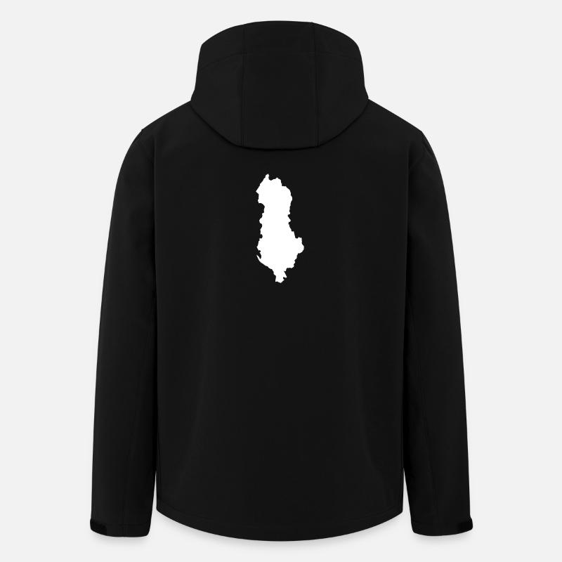 Argentina Map Silhouette Tee - Men’s Recycled Softshell Jacket by Stanley/Stella - black