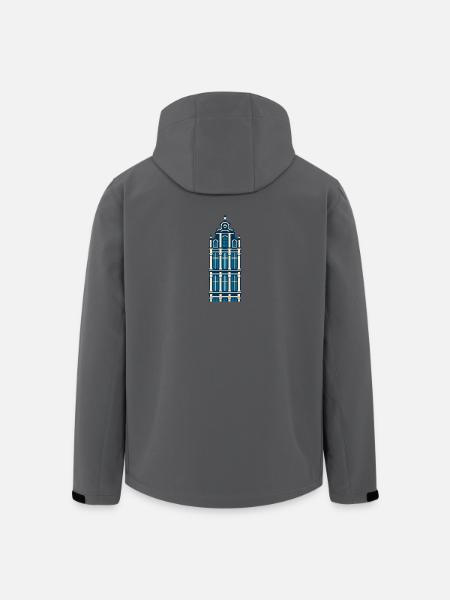 Grande Place I - Recycelte Männer Softshell-Jacke von Stanley/Stella - Schwarz
