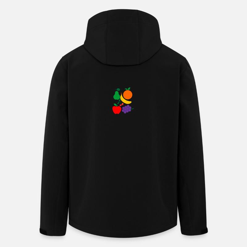 Fruit - Veste softshell homme en polyester recyclé Stanley/Stella - noir