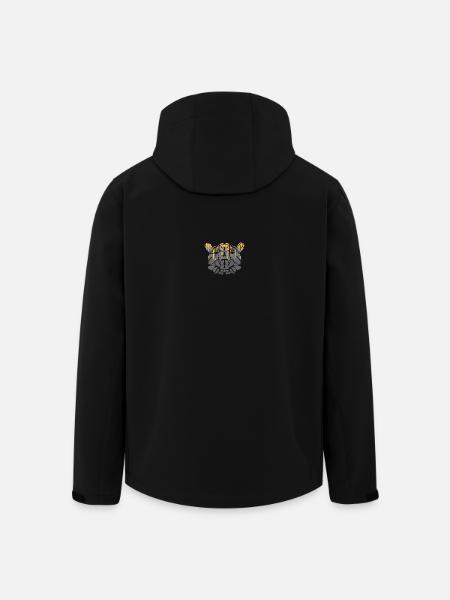 Geometric bear Mosaic with Gold Drips - Men’s Recycled Softshell Jacket by Stanley/Stella - black