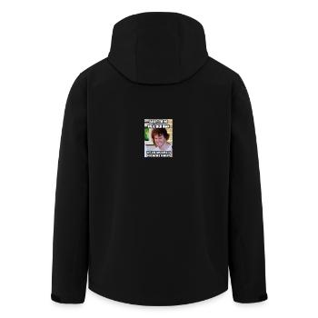 Chemise drôle - Veste softshell homme en polyester recyclé Stanley/Stella - noir - Dos - AI Model Male 185 light (185cm)