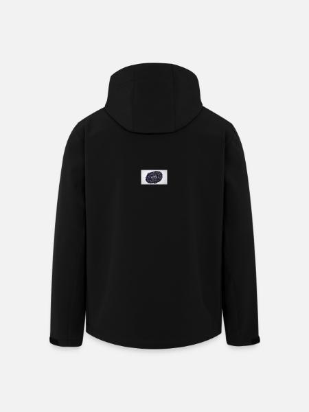 Moon Phase Constellation Mosaic - Men’s Recycled Softshell Jacket by Stanley/Stella - black