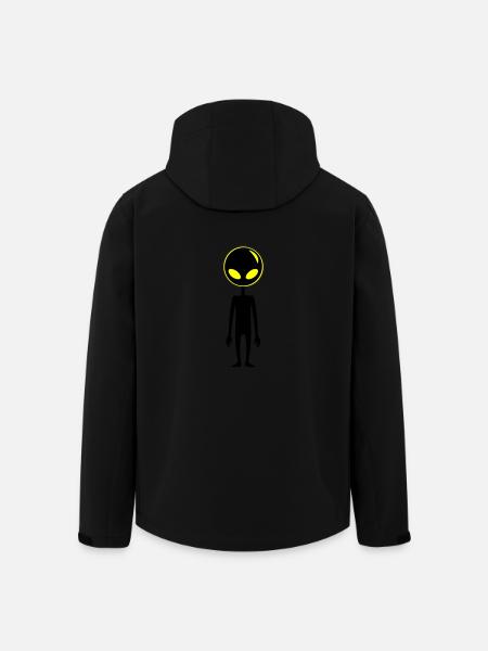Alien Außerirdischer - Men’s Recycled Softshell Jacket by Stanley/Stella - black