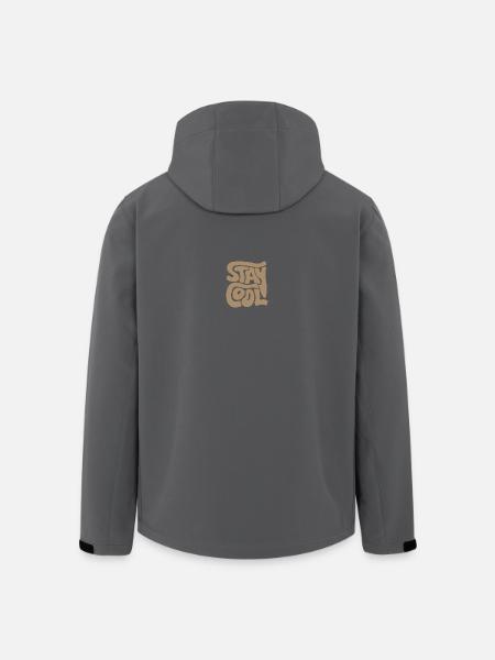 Stay Cool - Recycelte Männer Softshell-Jacke von Stanley/Stella - Schwarz