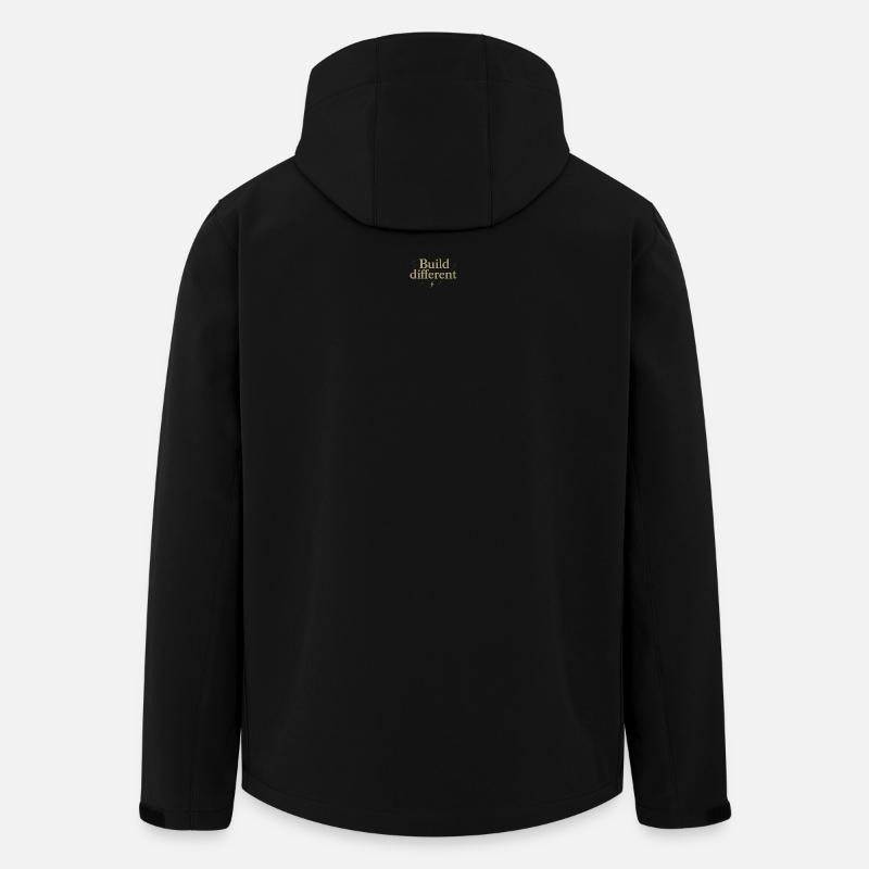 Inspirierendes Design mit Zitat - Recycelte Männer Softshell-Jacke von Stanley/Stella - Schwarz