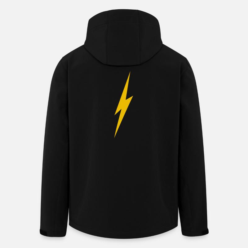 Blitz - Recycelte Männer Softshell-Jacke von Stanley/Stella - Schwarz