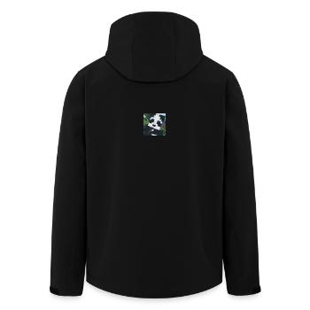 Gamer Panda - Veste softshell homme en polyester recyclé Stanley/Stella - noir - Dos - AI Model Male 185 light (185cm)