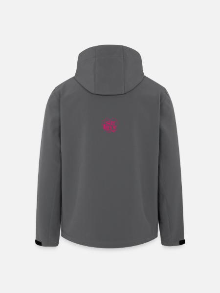 Selbstliebe-Club - Recycelte Männer Softshell-Jacke von Stanley/Stella - Schwarz