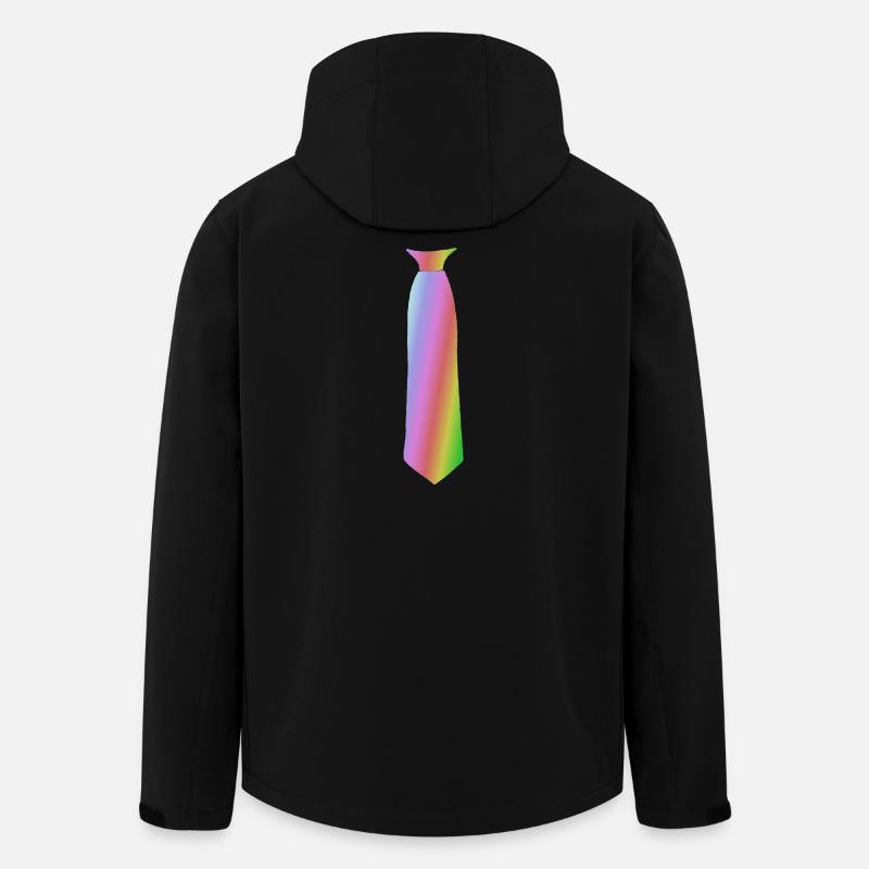 Aquarellierte Farbverlauf Vasen Illustration - Recycelte Männer Softshell-Jacke von Stanley/Stella - Schwarz