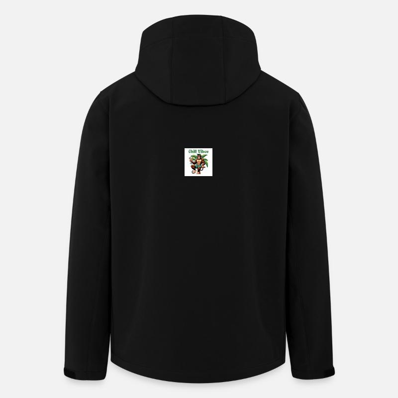 Chill Vibes - Recycelte Männer Softshell-Jacke von Stanley/Stella - Schwarz