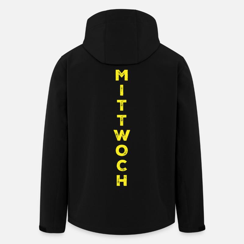 Mittwoch - gelb - Recycelte Männer Softshell-Jacke von Stanley/Stella - Schwarz