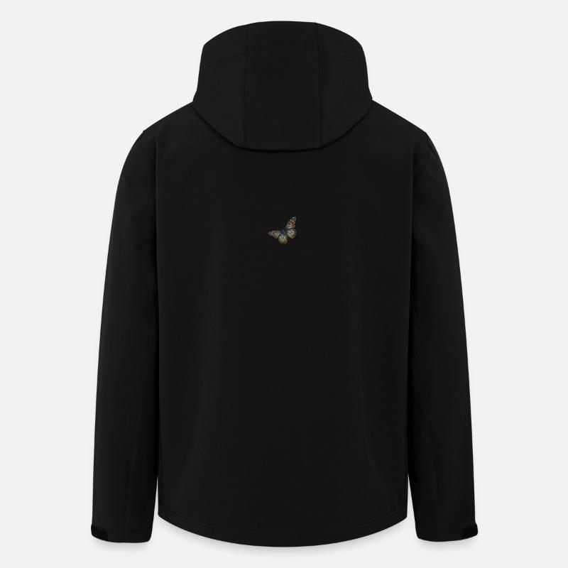 Schmetterling - Veste softshell homme en polyester recyclé Stanley/Stella - noir