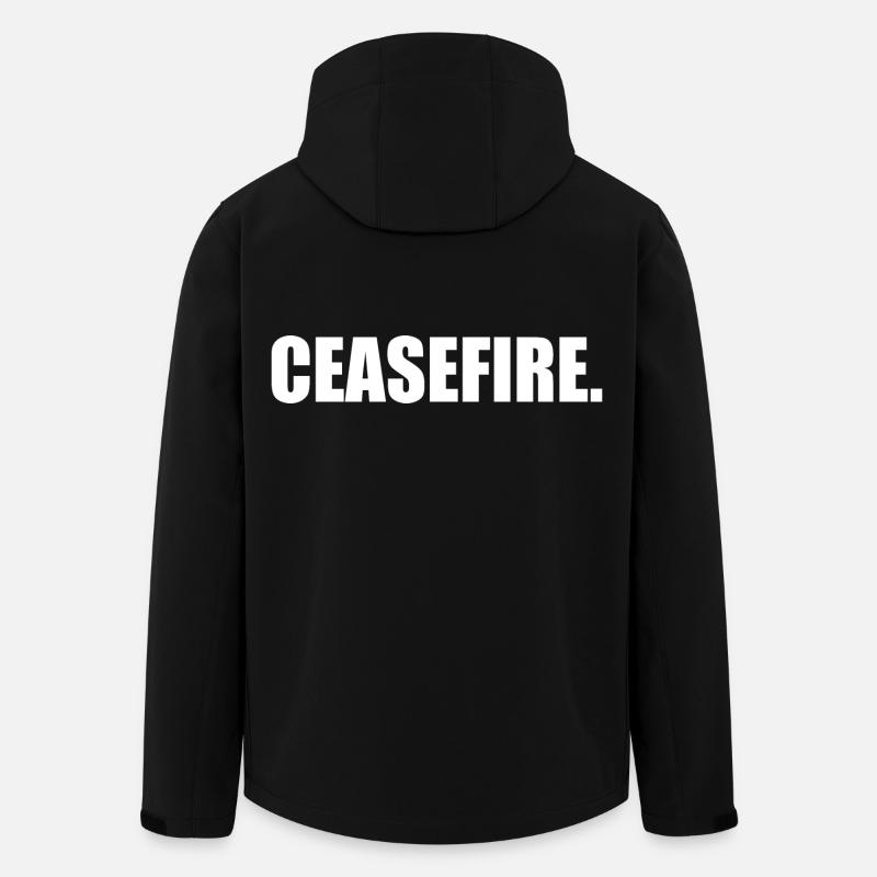 Ceasefire - Men’s Recycled Softshell Jacket by Stanley/Stella - black