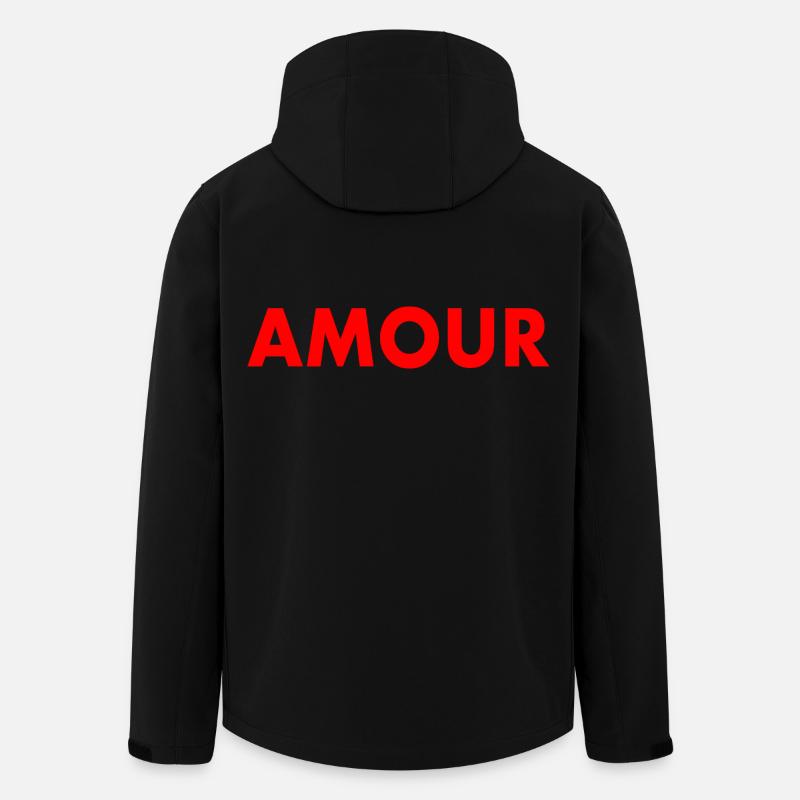 Amour - Men’s Recycled Softshell Jacket by Stanley/Stella - black