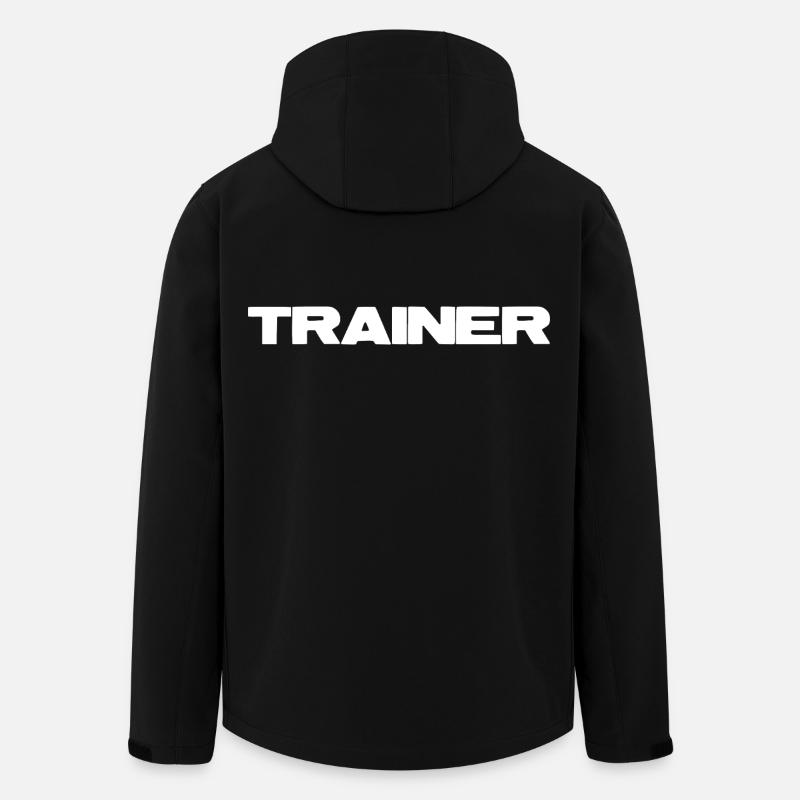 Trainer Power - Men’s Recycled Softshell Jacket by Stanley/Stella - black