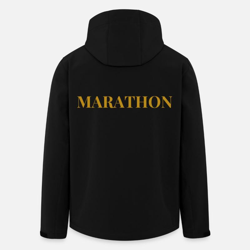 Marathon - Recycelte Männer Softshell-Jacke von Stanley/Stella - Schwarz