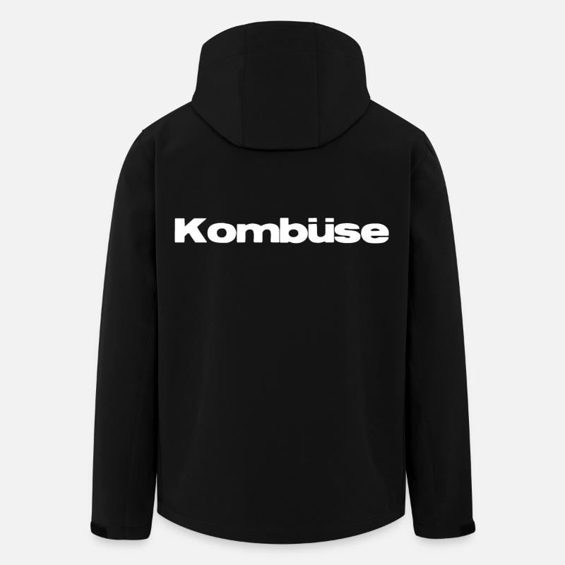 Kombüse - Recycelte Männer Softshell-Jacke von Stanley/Stella - Schwarz