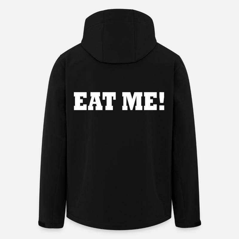 Eat me - Men’s Recycled Softshell Jacket by Stanley/Stella - black