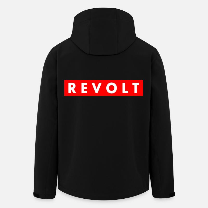 Revolt - Recycelte Männer Softshell-Jacke von Stanley/Stella - Schwarz